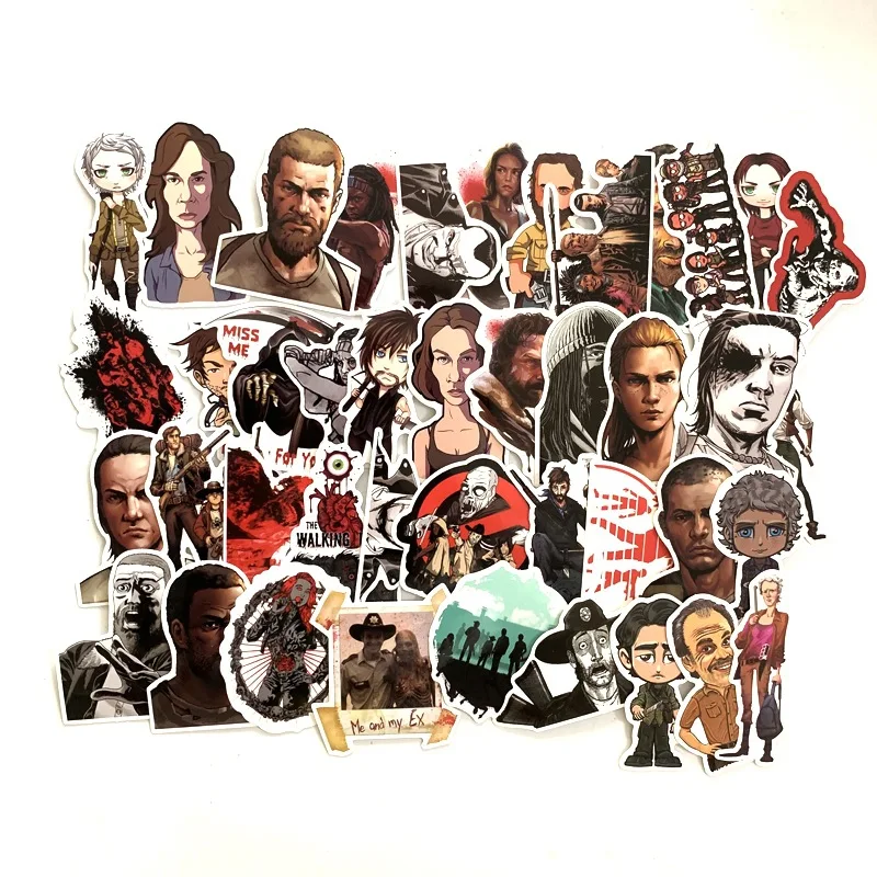 Walking Dead Stickers Car Sticker Decal 50pcs Stickers Waterproof