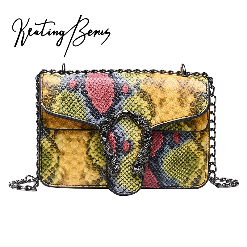 

shoulder bag women leather handbags and purses clutches women designer bags famous brand women bags 2019 Flap Serpentine