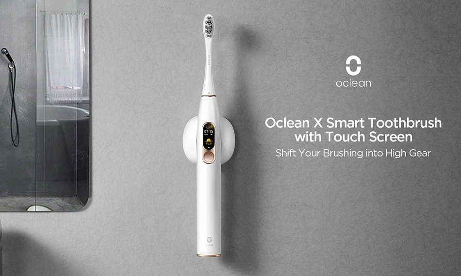 Xiaomi Oclean X электрическая зубная щетка sonic Smart Ultra sonic зубная щетка электрическая Водонепроницаемая беспроводная перезаряжаемая с сенсорным экраном