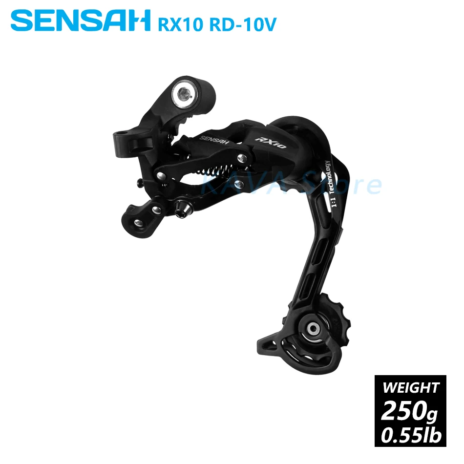 RX10Rear Derailleur SENSAH MTB велосипедные переключатели RX10 1x10 CRX 1x11 XRX 1x12 Скорость триггерный переключатель передач задний переключатель 10/11/12s для M6000 M8000 M9100 - Цвет: RX10Rear Derailleur