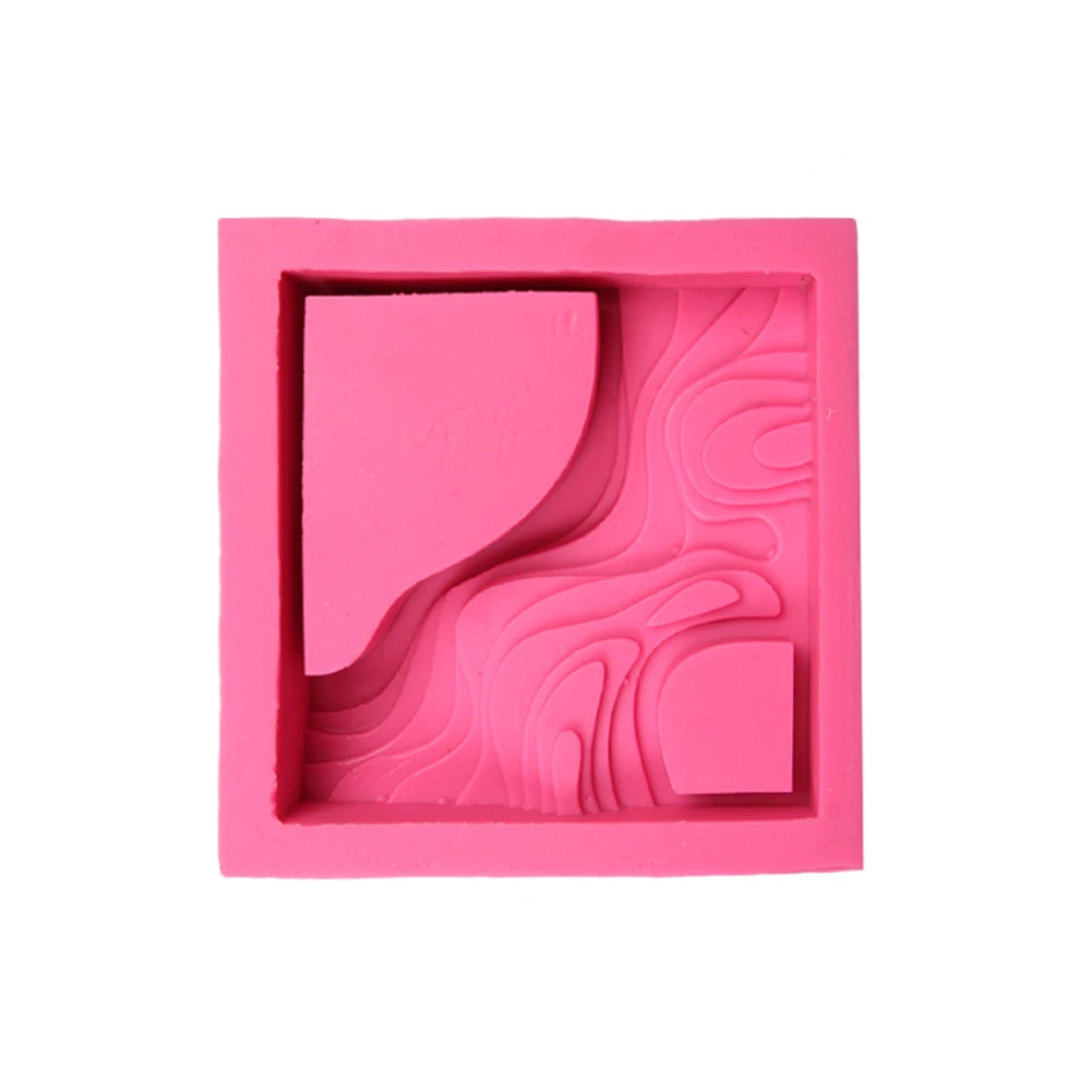 

Craft Silicone Decoration Concrete Square Shape Soft Plant Terraced Field DIY Home Practical Garden Succulent