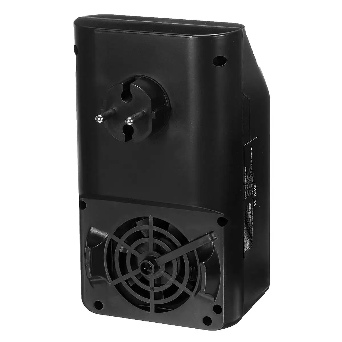 900W Mini Electric Wall-outlet Flame Heater Air Warmer with Remote Control PTC Ceramic Heating Stove Radiator Household Wall Fan