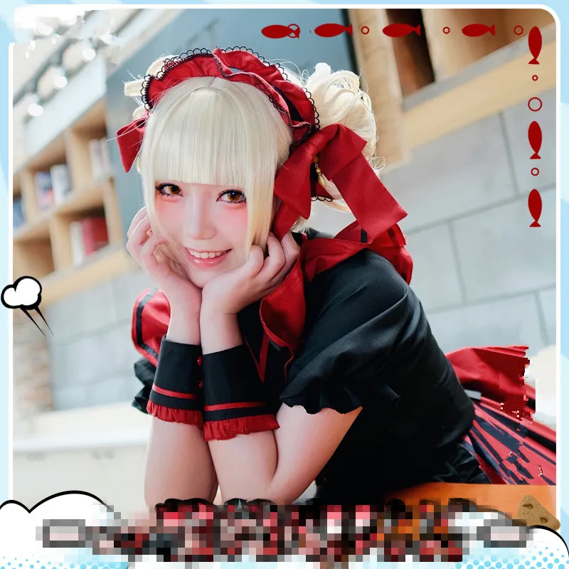 My Hero Academy Little Hero coffee Shop Himiko Toga кафе горничной женский костюм кошки Косплей платье Хэллоуин женская одежда костюмы