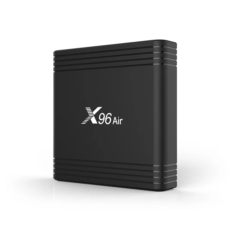 Android ТВ коробка 9,0X96 воздуха Amlogic S905X3 64-разрядный четырехъядерный 2G/16G Поддержка 8K из нержавеющей стали и 100M Ethernet ТВ коробка PK X96mini ТВ Box Android
