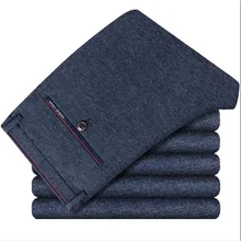 

2020 Men Leisure Suit Pants Spring Autumn Mens Dress Pants Straight Business Office Man Formal Slim Fit Pants Classic Trousers
