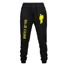 Billie Eilish обернутые штаны с принтом,, весенние женские/мужские сексуальные спортивные штаны для бега, Kpops штаны размера плюс