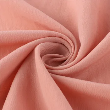 

Soft Pink Viscose Chiffon Fabric for Dress Shirts, White, Black, Gray, Beige, Red, Wine Red, Blue, Green, Yellow, by the Meter