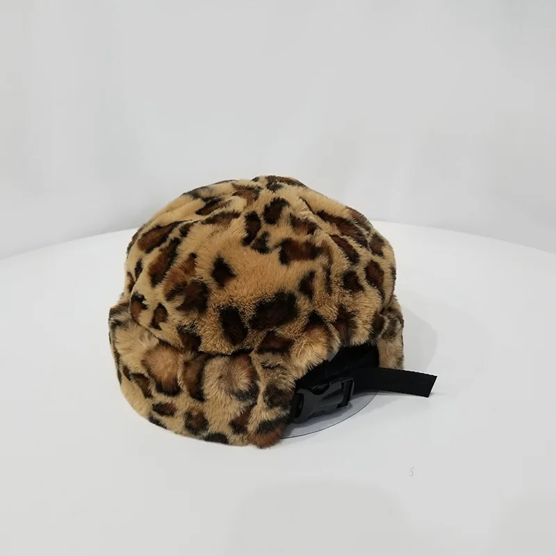 

Autumn & Winter Street Retro without Brim di zhu mao Thick Skullcap Plush Yuppie Cap Pumpkin Hat Men And Women