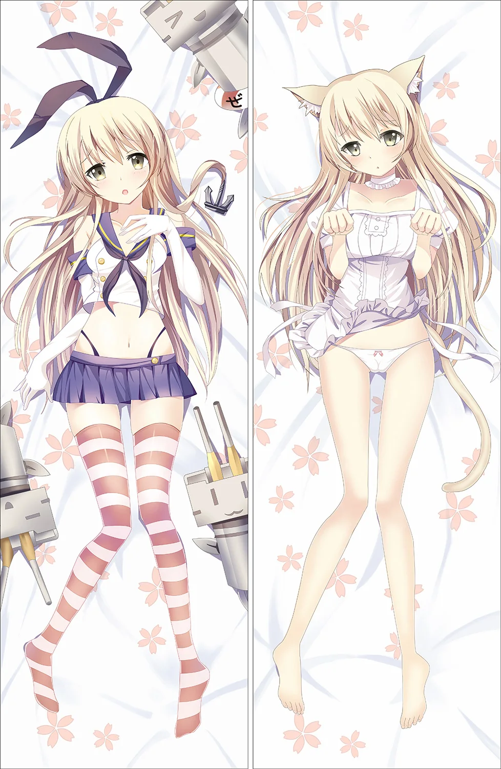 Аниме Kantai Коллекция Dakimakura Чехол kancolle Akagi& Haruna персонажи Shimakaze& Amatsukaze Чехол на подушку объятия чехол - Цвет: M10
