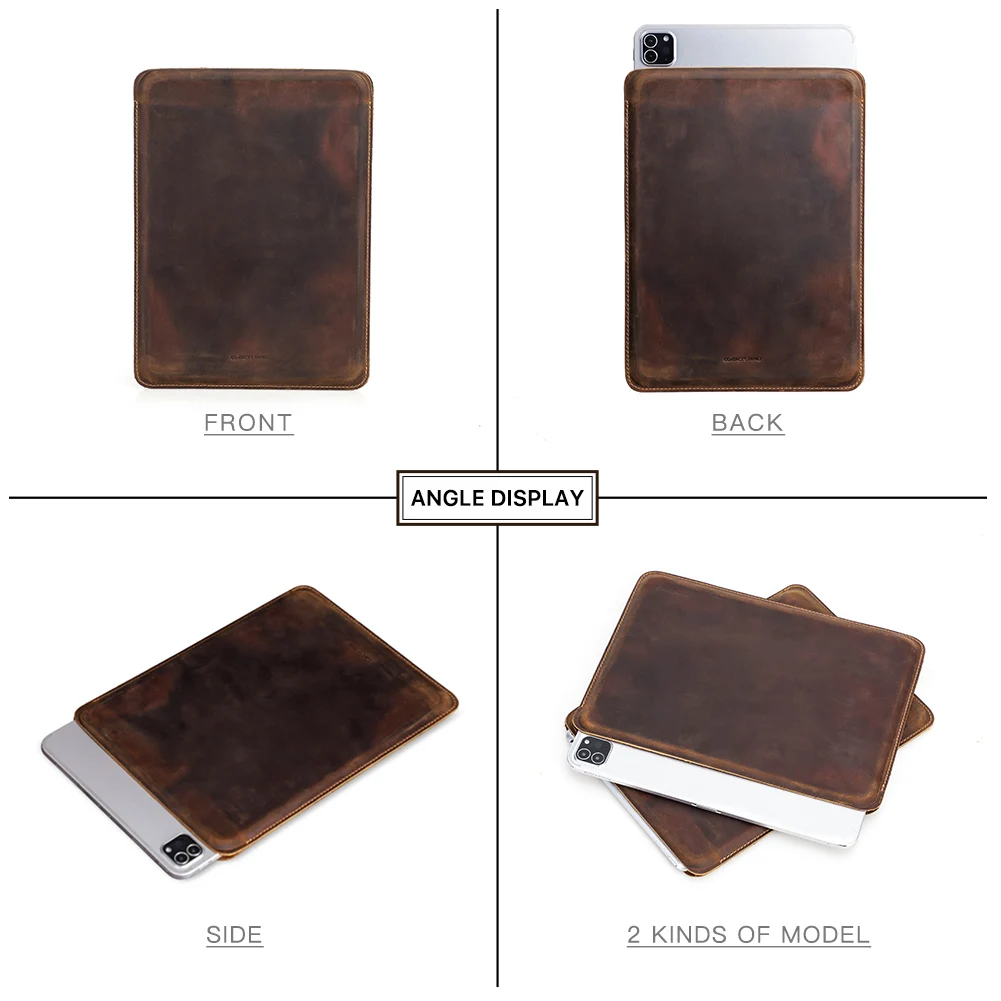 Estojo de Couro Genuíno Família Ipad Air Air 10.9 ° ° 10 ° Geração Capa Pro 11 Ipad 10.5 Ipad ° ° - Imagem 2