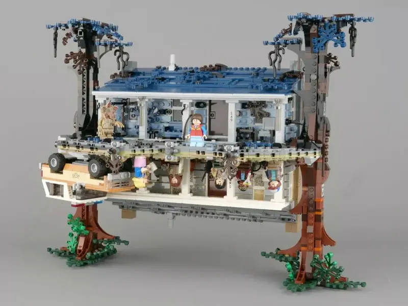 Новые Stanger Things совместимые 75810 вверх дном строительные блоки кирпичи Lepinblocks рождественские игрушки, подарки 25010