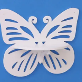 

Creative Butterfly Wall Decorating Racks Bedroom Living Room Bathroom Wall shelf for Small Items, keys, Glasses, Bonsai, Vase