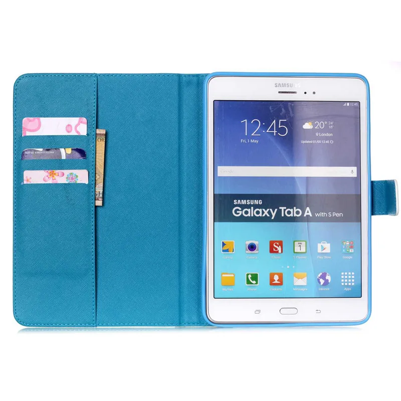 Роскошный чехол-подставка из искусственной кожи чехол для samsung Galaxy Tab A 8,0 T350 T355 SM-T355 чехол для планшета силиконовый чехол