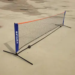 Practical Badminton Net Stable PE  Pickleball Net Kids Volleyball Lawn Tennis Net   for Exercise  Tennis Net