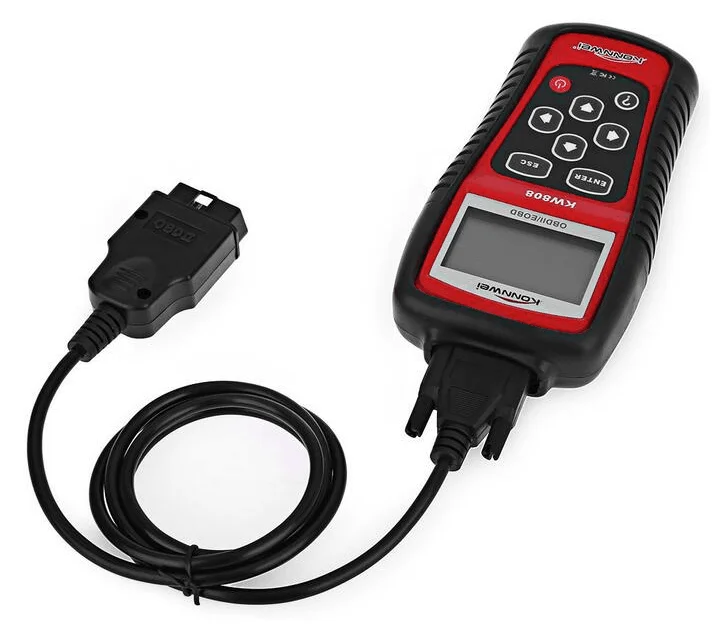 KW808 OBD2/EOBD диагностический сканер быстрый поиск кодов ошибок Просмотр данных о замораживании кадра через коды чтения и стирания кодов