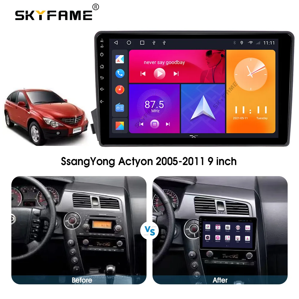 Автомобильная навигационная система SKYFAME Android радио мультимедийный плеер для