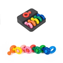 6 цветов Новые Креативные кольцевые мелки безопасные нетоксичные студенческие краски граффити масляные Пастельные Детские развивающие краски канцелярские