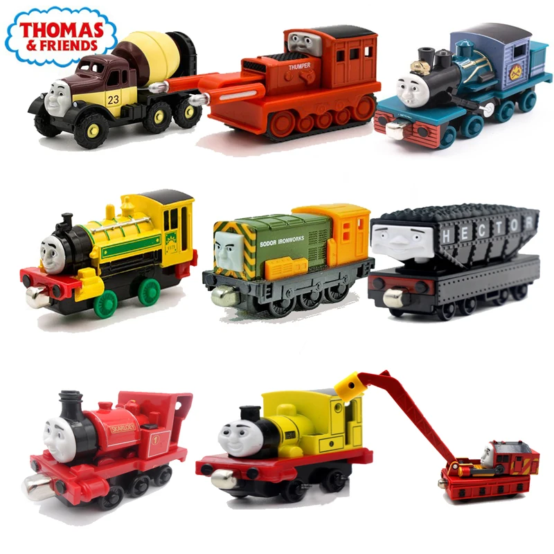 Thomas e amigos matel mini trem carro brinquedo trilha magnética brinquedos  thomas dia ocupado no sodor deluxe conjunto de brinquedo para crianças -  AliExpress