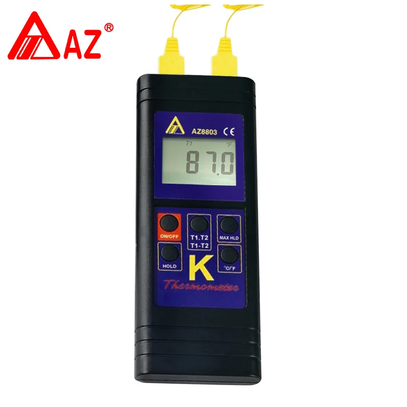

AZ8803 Handheld Digital Dual K Type Thermocouple Thermometer