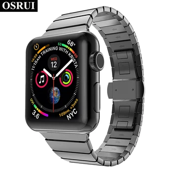 

Stainless steel strap for correa Apple watch 4 band 44mm 40mm iwatch 3 wrist Link bracelet for aple watch bands 42mm 38mm belt
