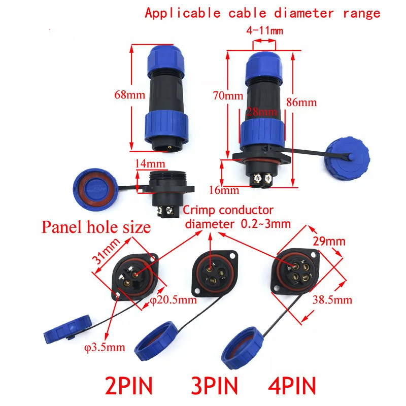 SP20 connectors
