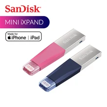 Aliexpress - Sandisk 100% OTG Lightning to Metal 64GB 128GB 256GB iXPAND Original USB 3.0 IX40 Memory Stick Pen Drives MFi For iPhone iPad