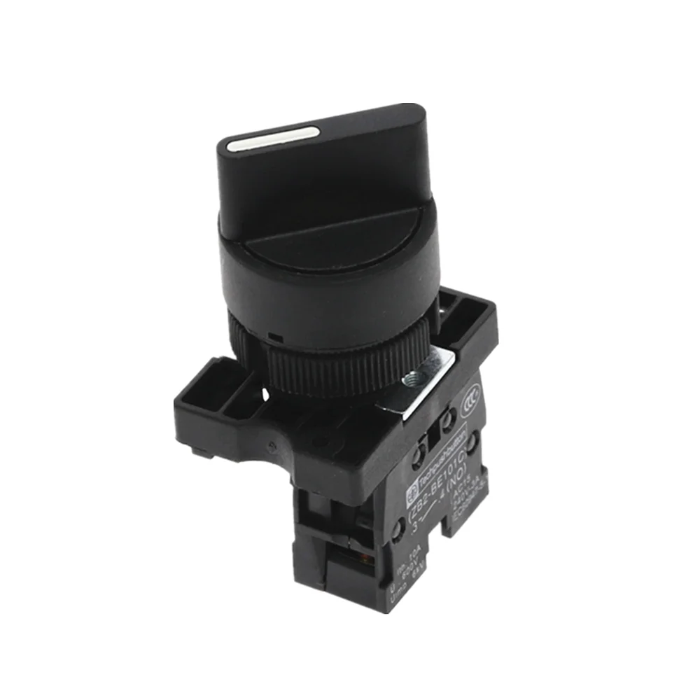 1 шт. XB2 ED21 On/Off 2 позиционный поворотный переключатель NO 10A 600V AC|Выключатели| |