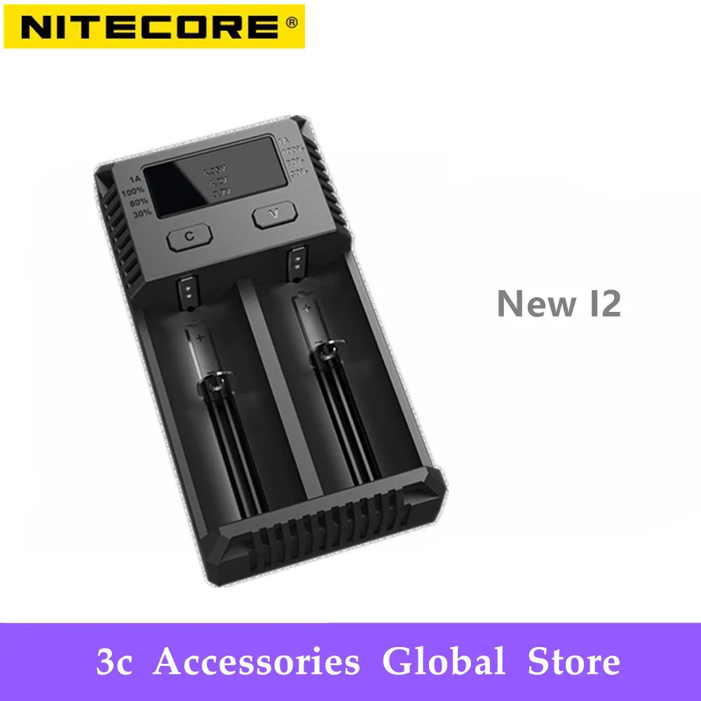 Nitecore Новый I2 I4 Digi зарядное устройство lcd интеллектуальная схема Li Ion для 26650 18650 16340