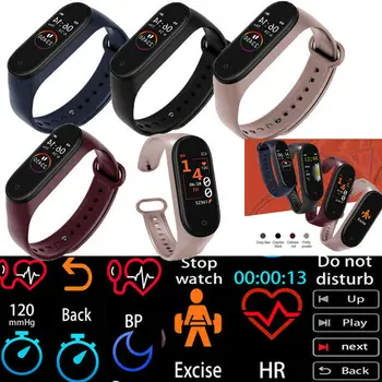 

M3 Smart Band Watch Bracelet Wristband Fitness Tracker Blood Pressure Heart Rate