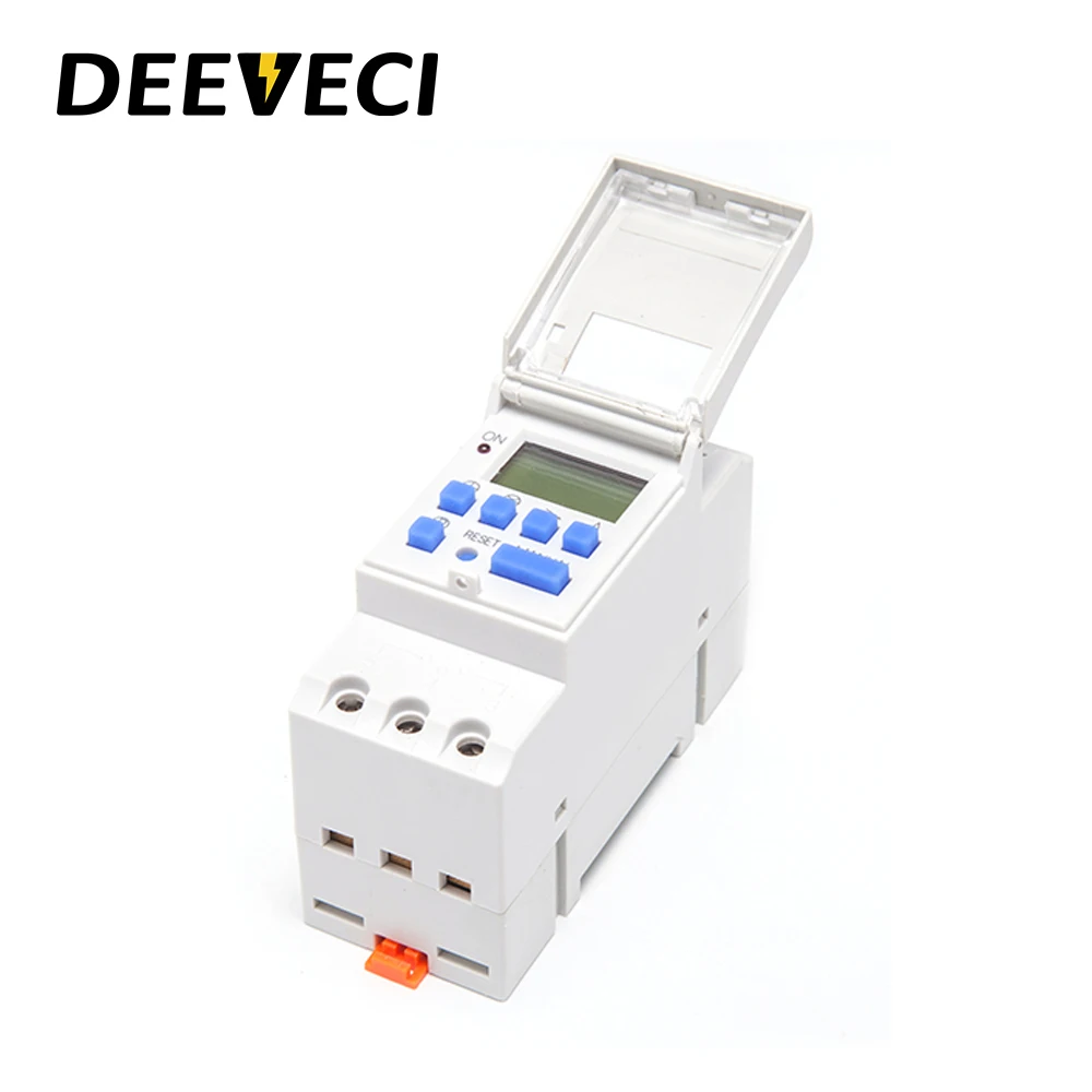 

AC 12V 24V 220V 16A 25A Weekly Programmable Digital LCD Electronic Timer Switch Timer Control Relay Din Rail Type Time Relay