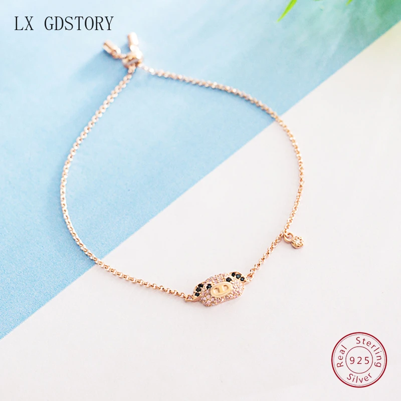 Простые браслеты, браслеты из стерлингового серебра S925 пробы, ювелирные браслеты и кулоны, женский милый браслет со Свинкой для женщин