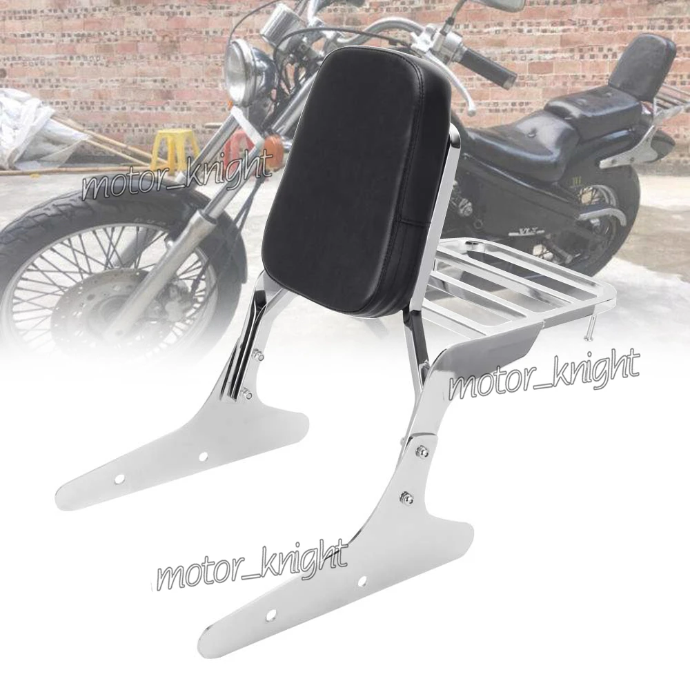 Reaer спинкой Sissy Bar + багажная полка для Honda Steed 400 STEED400 VLX400 VT400 1991-97 | Автомобили и