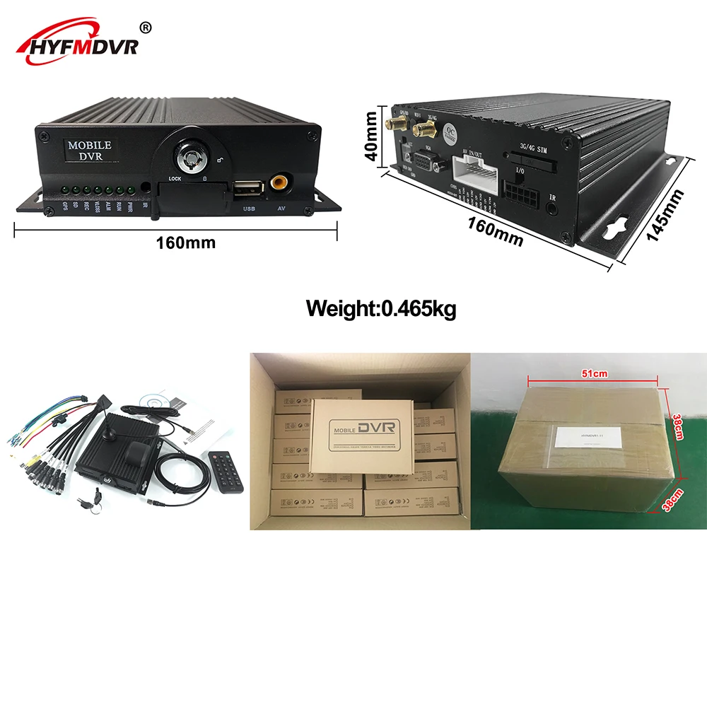 HYFMDVR прямые продажи с фабрики AHD 1080P 3g gps MDVR широкий напряжение DC8V-36V транспорт Грузовик/коробка грузовик