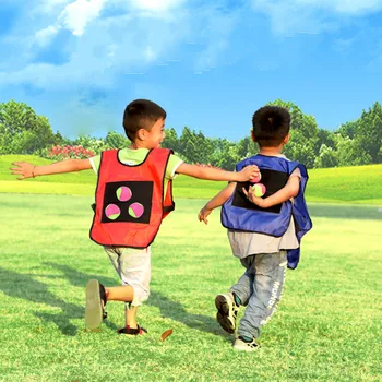 

Kids Sticky Jersey Vest Kindergarten Parent-child Interaction Sports Toys Outdoor Throwing Sticky Target Props Outdoor Toys