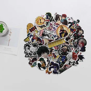 

73Pcs My Hero Academia Suitcase Stickers Laptop Skateboard Izuku Midoriya All Might Boku No Hero Academia Anime Character Decals