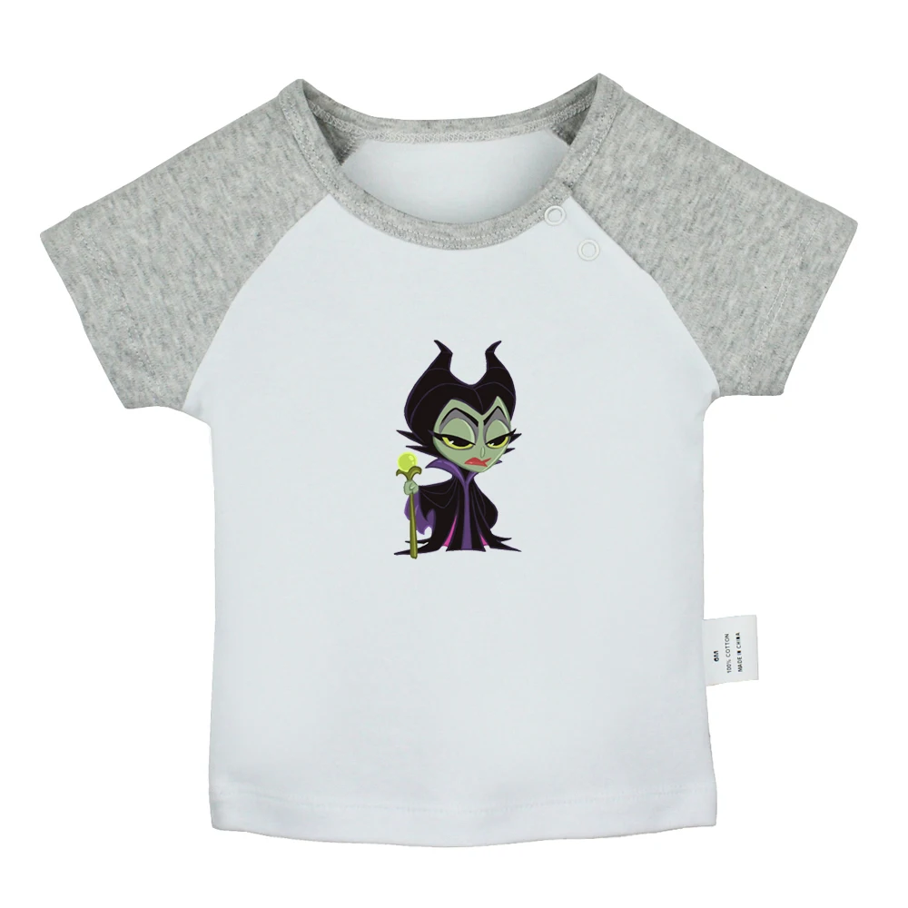 JcBabyYCG3025D Maleficent/милые футболки с рисунком Рапунцель для новорожденных мальчиков и девочек; футболки с короткими рукавами и графическим принтом для малышей - Цвет: JcBabyYCG3025D