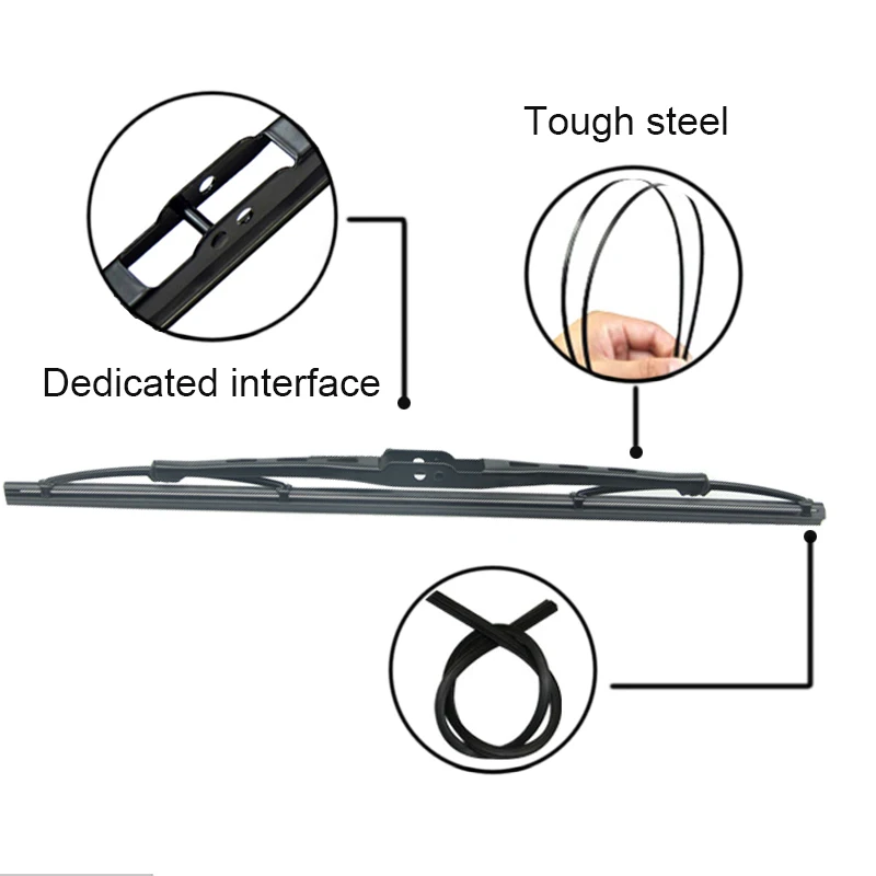 APPDEE Wiper 1" Задняя щетка стеклоочистителя и набор рычагов для Seat Ibiza 2002-2012 ветровое стекло заднего стекла