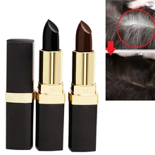 3,8 г одноразовая краска для волос мгновенное покрытие серого корня краска для волос Модифицированная крем-палочка Временная покрывающая белая краска для волос TSLM1