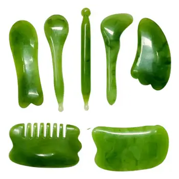 

1pc Guasha Board Natural Scraper For Face Neck Back Body Acupuncture Pressure Therapy Body Massage Tool Health Care