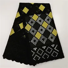 tissu african lace fabric swiss voile lace high quality nigerian swiss dry lace with stones brocade fabrics 5yards/lot
