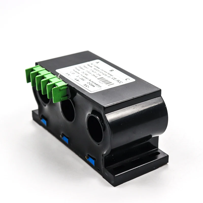 ac current transducer 420ma hall current transmitter 010a three phase
