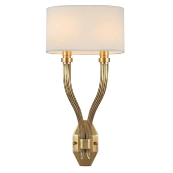 

American Led Wall Lamp Designer All Copper Ox Horn Wall Lamps For Living Room Bedroom Home Decor Bedside Wall Light Fixtures