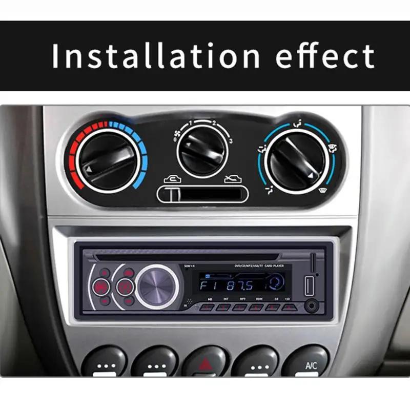 8169A в тире Bluetooth автомобильный стерео CD VCD dvd-плеер AUX USB радио приемник RCA аудио выход FM радио головное устройство Прямая поставка
