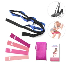 5 шт., набор оборудования для йоги, набор резистивных лент с ромашками для йоги, сумка для хранения, домашний набор для упражнений, тренажерного зала, фитнеса, йоги, пилатеса