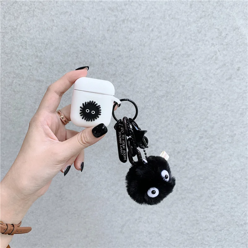 Bluetooth Wireless Earphone Case for AirPods for Air Pods Charging Box Keychain