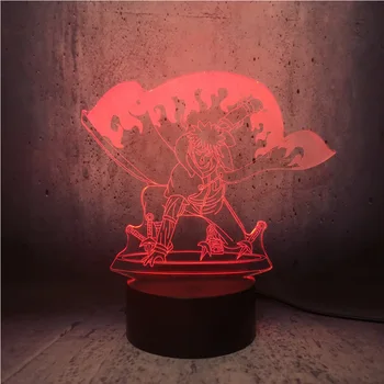

Naruto Namikaze Minato 3D led lamp Night Light children room decor creative exhibition bulb Japan cartoon moon lava