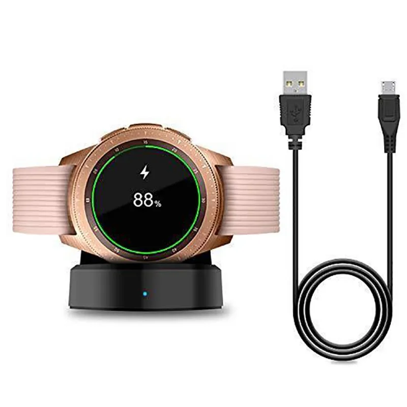 

USB Wireless Charging Dock Holder Charger with Micro USB Cable For Samsung R800/R810/R815 and S3/S2 Classic Smart watch wireless