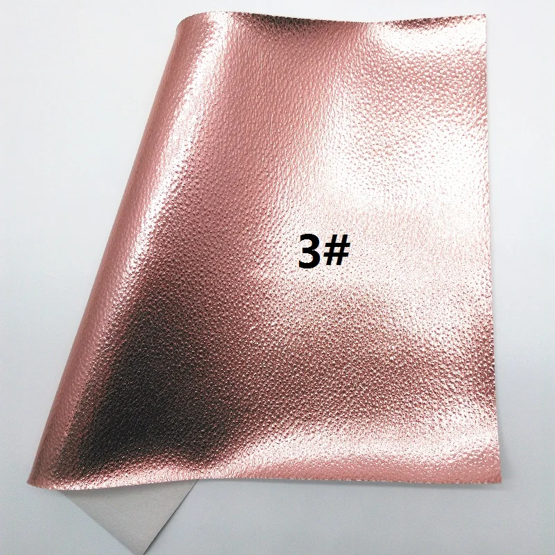 Розовое золото блеск Fabirc, искусственная кожа ткань, личи Синтетическая кожа ткань листы для лука A4 21x29 см мерцание Ming XM542