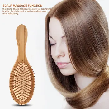 

Wooden Hair Brush Massage Comb Scalp Massage Brush Air Cushion Combs Anti-static Brush Comb 2018