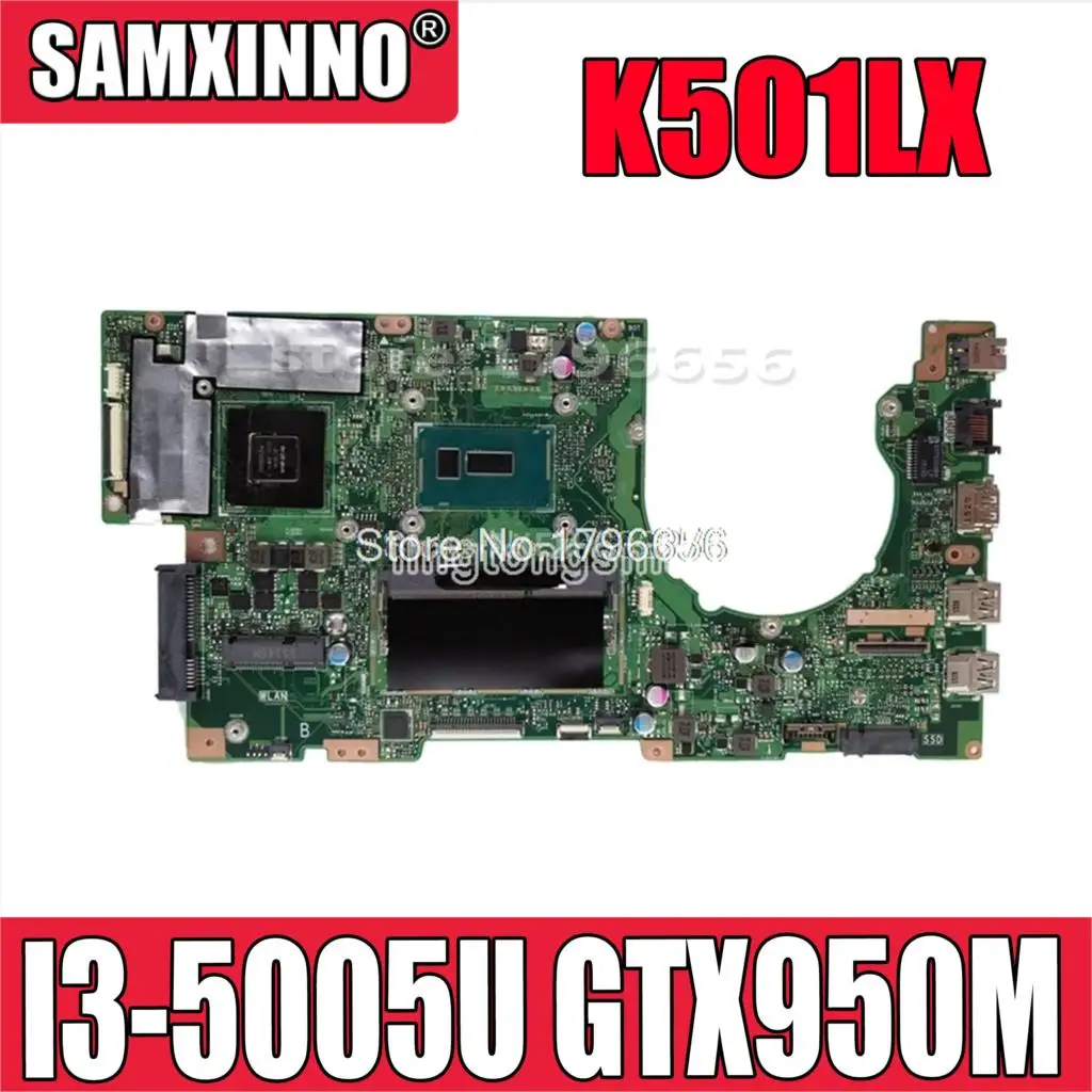 K501LX материнская плата для ноутбука For Asus K501LB K501L V505L A501L тест оригинальная Тест 100%